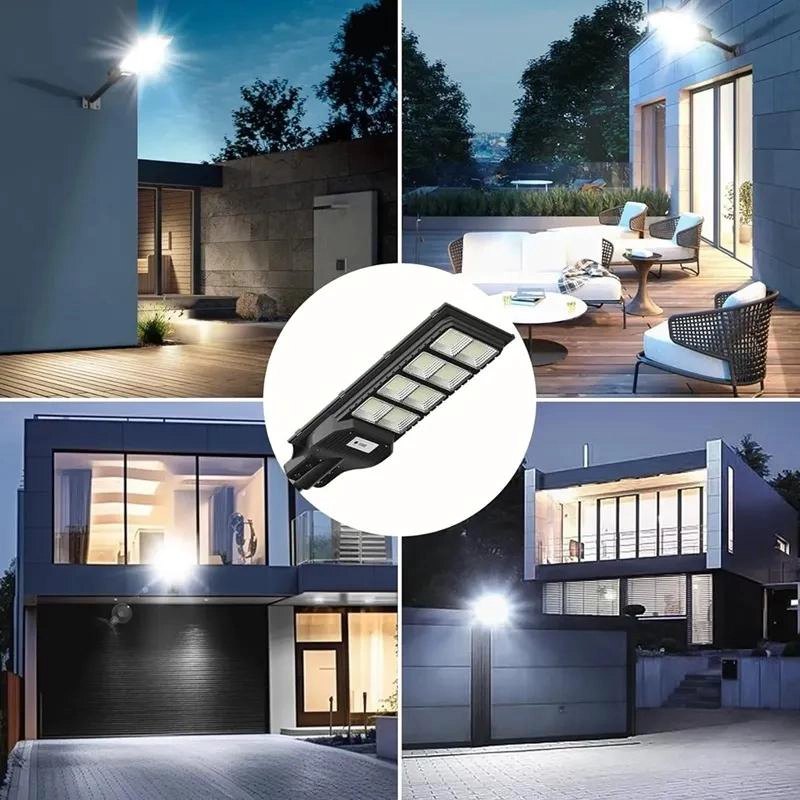 PACK 2 FOCOS LED SOLARES 1000W CON SENSOR IP66 - 2