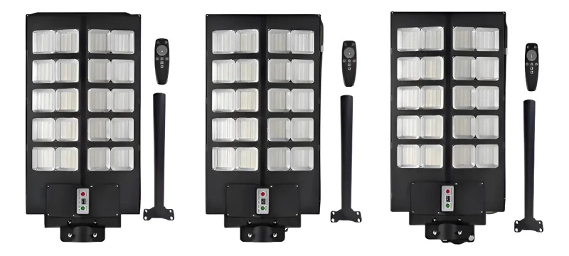 PACK 3 FOCOS SOLARES 1000W PARA EXTERIOR IP66 - 1