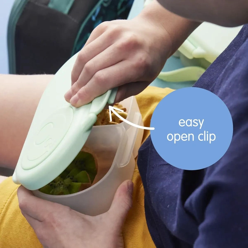 CAJA DE SNACKS PARA NIÑOS CON COMPARTIMENTOS SEGUROS Y REUTILIZABLES - 5