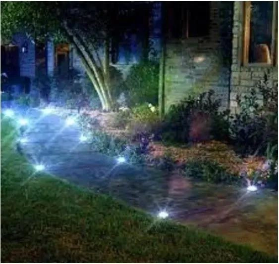 8 FOCOS LED SOLARES EMPOTRABLES PARA JARDIN Y PISO - 5