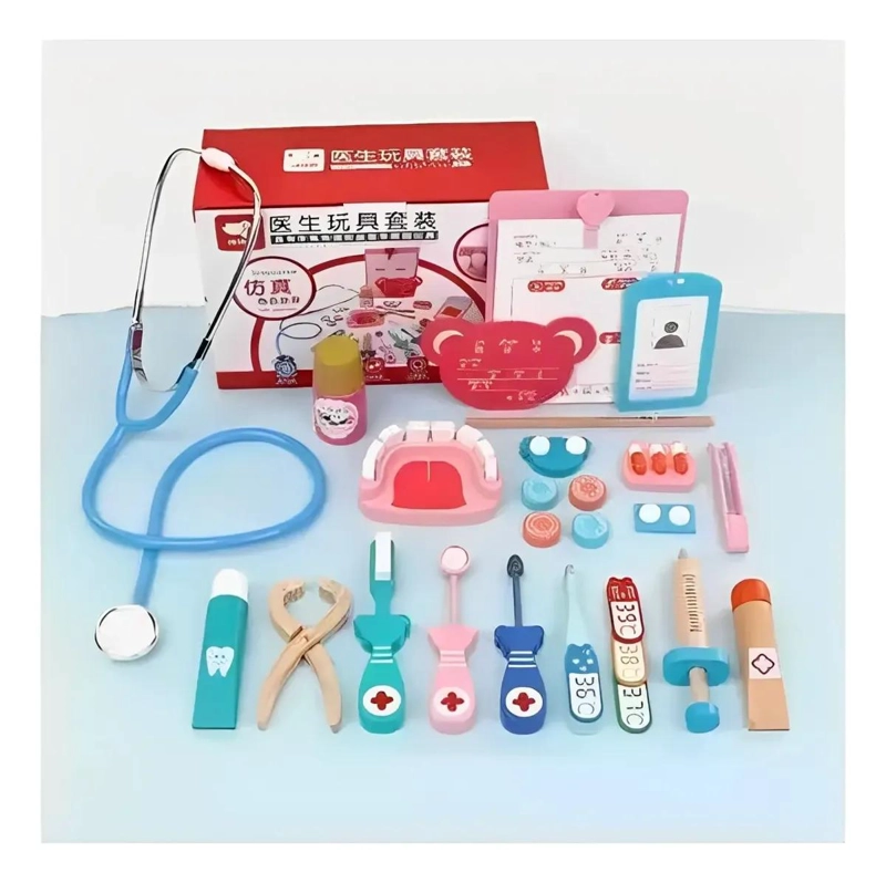 SET DE JUEGO DENTISTA INFANTIL DE MADERA - 2