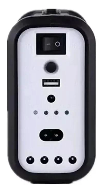 KIT LINTERNA SOLAR DE EMERGENCIA CON 3 AMPOLLETAS Y USB - 1