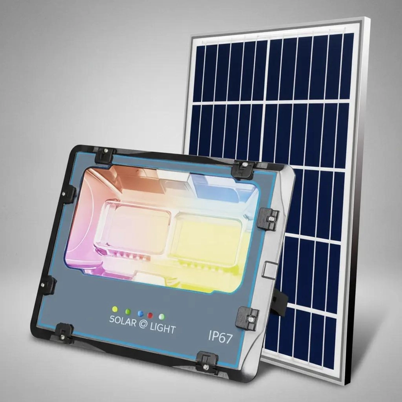REFLECTOR SOLAR 800W MULTICOLOR RGB CON CONTROL REMOTO - 3