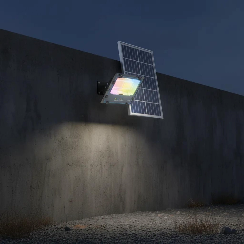 REFLECTOR SOLAR 800W MULTICOLOR RGB CON CONTROL REMOTO - 5