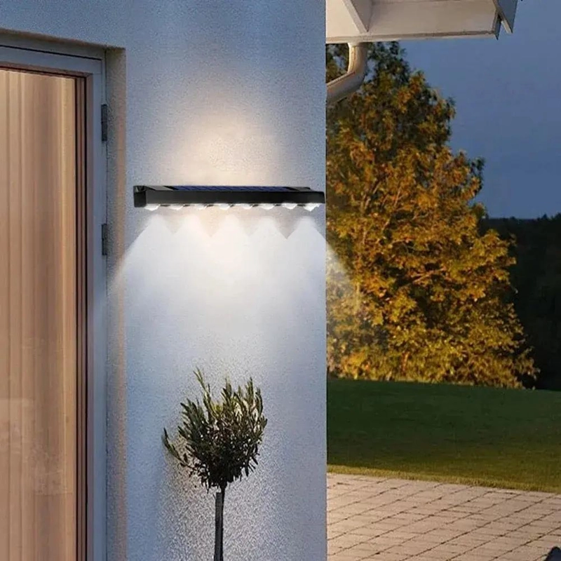 PACK 3 APLIQUES SOLARES DE PARED CON SENSOR LED - 3
