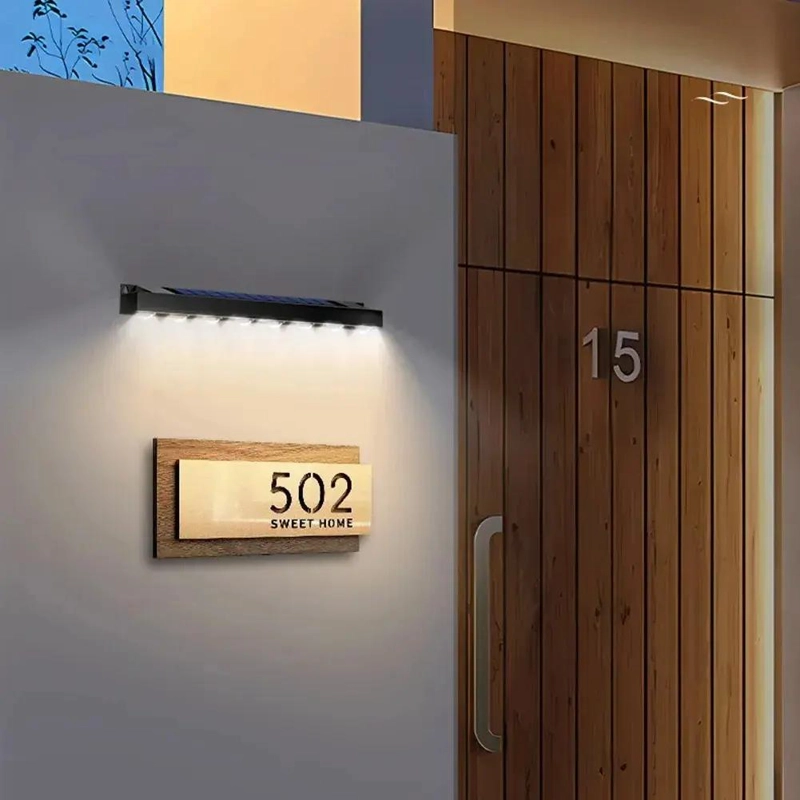 PACK 3 APLIQUES SOLARES DE PARED CON SENSOR LED - 4