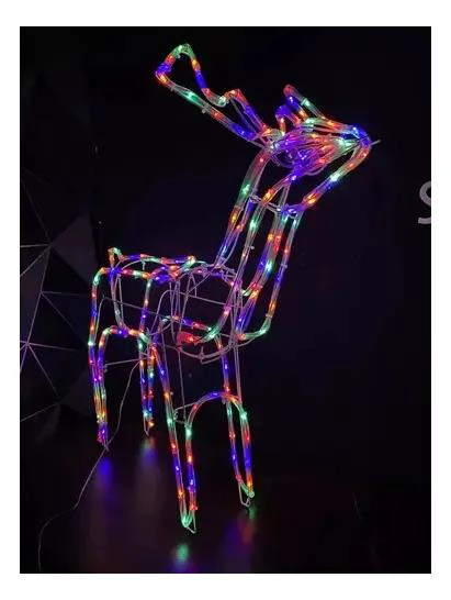 RENO DE NAVIDAD LED CON ENERGIA SOLAR PARA DECORACION - 2