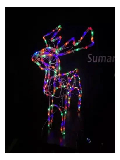 RENO DE NAVIDAD LED CON ENERGIA SOLAR PARA DECORACION - 4