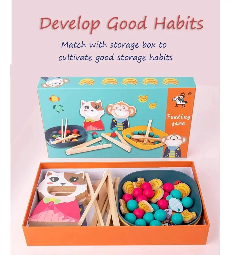 JUGUETE DIDACTICO SENSORIAL DE MADERA PARA NIÑOS - 2