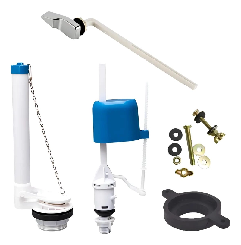 KIT ESTANQUE WC CON VALVULA DE CARGA Y DESCARGA - 1