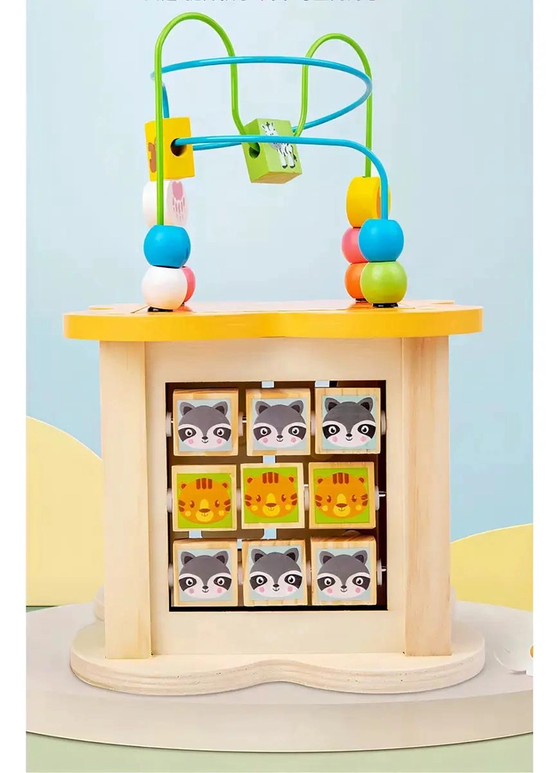 CUBO DIDACTICO DE MADERA PARA BEBE S - 3