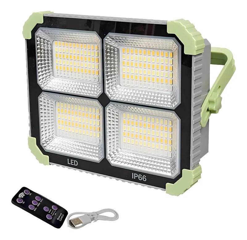 FOCO SOLAR REFLECTOR LED RECARGABLE 500W IP66 - 1