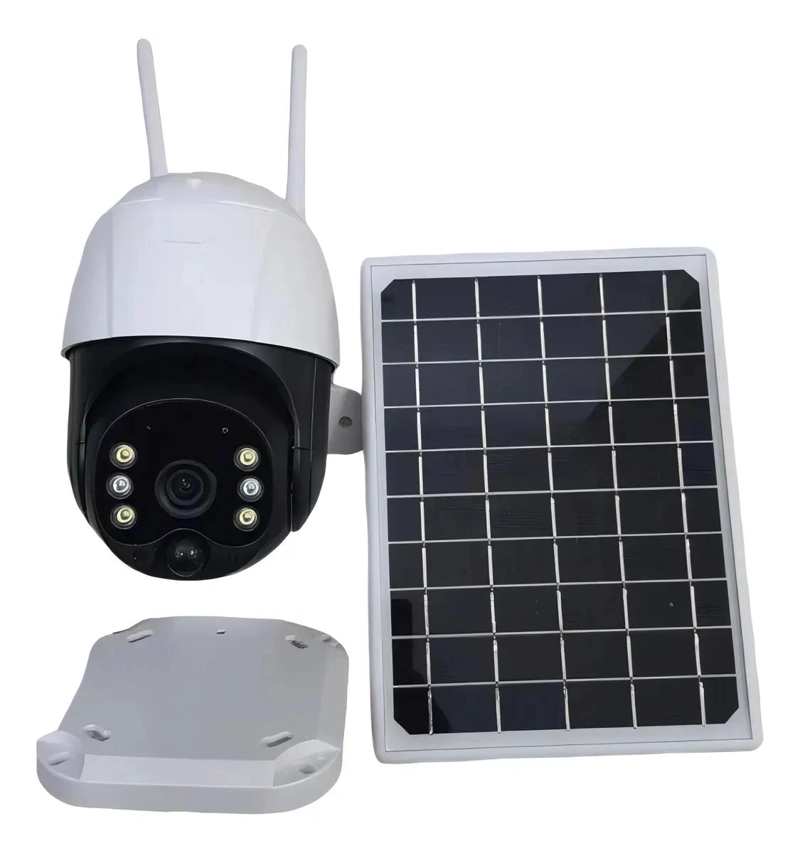 CAMARA DE SEGURIDAD SOLAR EXTERIOR IP66 3MP WIFI HD - 4
