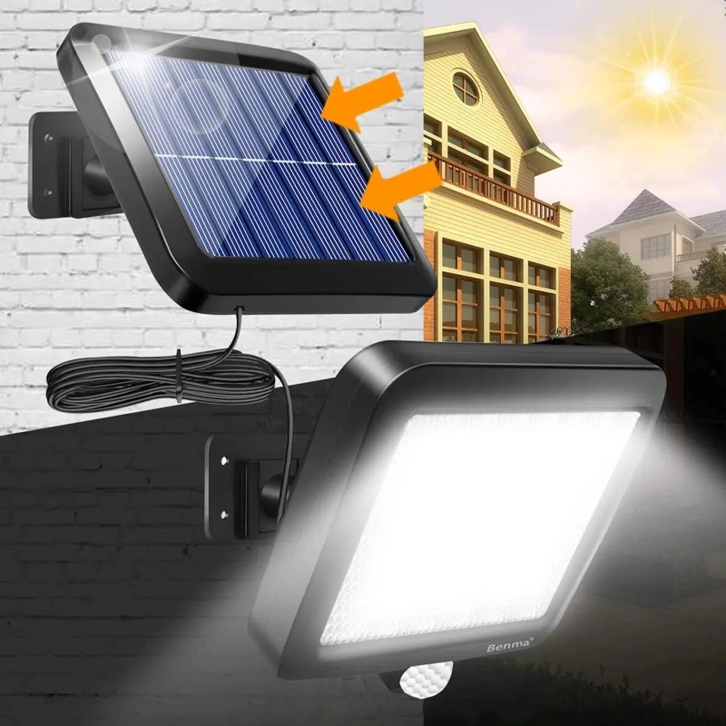 PACK 4 FOCOS LED EXTERIORES SOLAR 250W - 4
