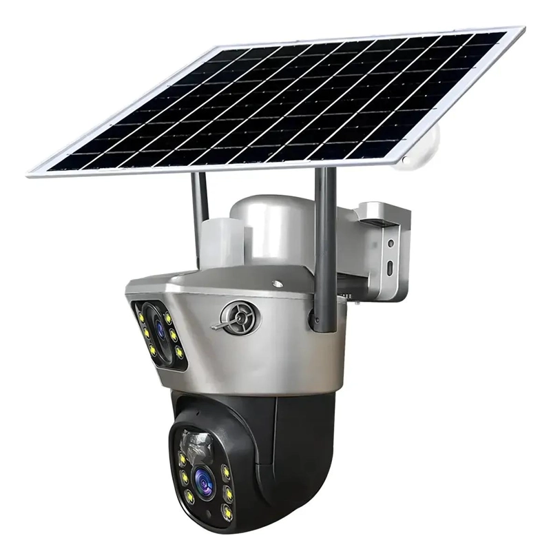 CAMARA DE SEGURIDAD SOLAR 4G CON DOBLE LENTE Y PROTECCION - 3