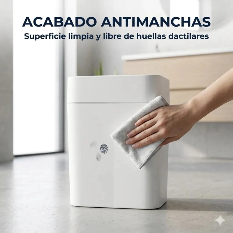 BOTE DE BASURA INTELIGENTE CON SENSOR AUTOMATICO 8L - 5