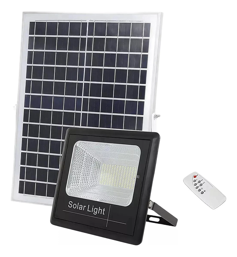 FOCO SOLAR 1000W CON PANEL SOLAR Y CONTROL REMOTO - 1