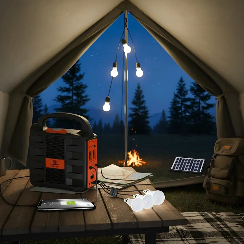 KIT DE EMERGENCIA CON CARGA SOLAR Y POWERBANK - 3