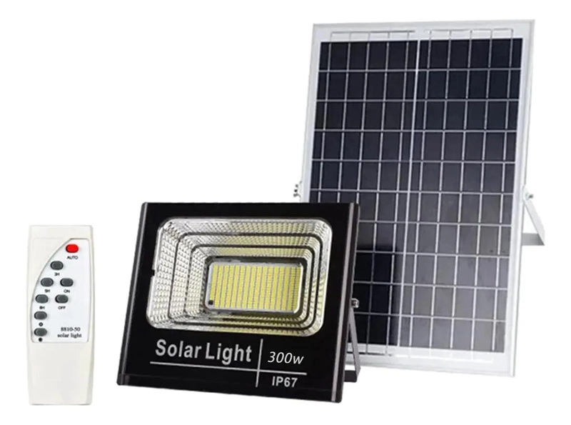 FOCO REFLECTOR SOLAR 300W PARA INTERIOR Y EXTERIOR - 1