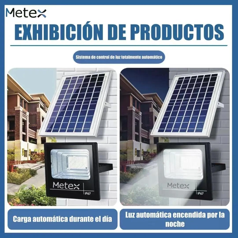 FOCO REFLECTOR SOLAR 300W PARA INTERIOR Y EXTERIOR - 5