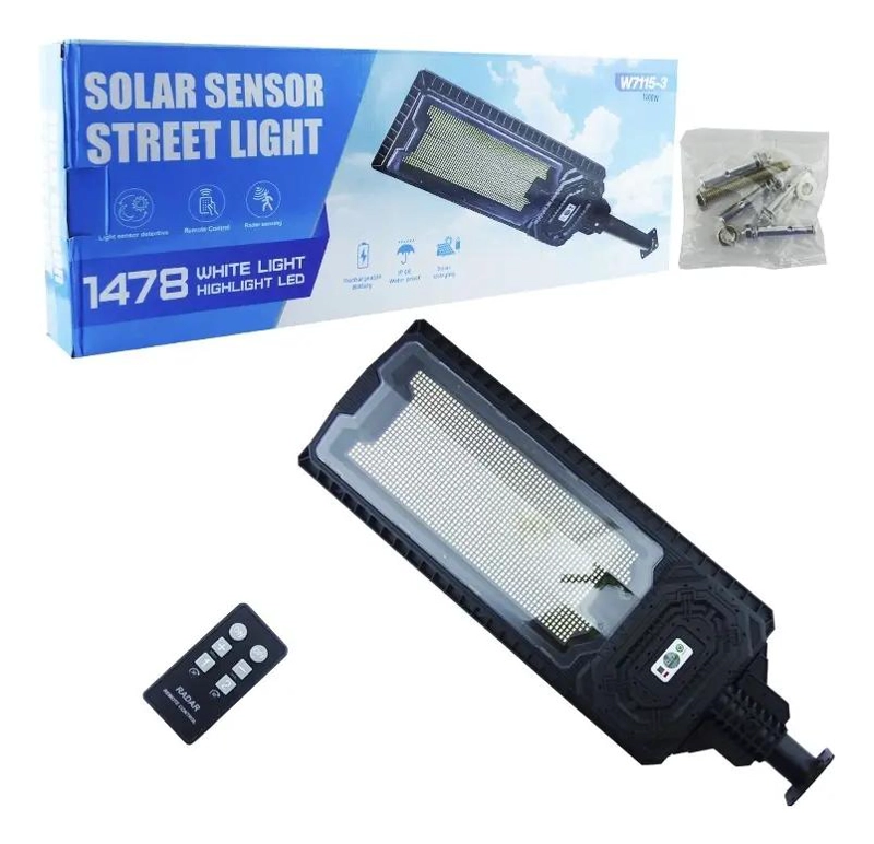 PACK 2 FOCOS SOLARES 1200W 1478 LEDS CON CONTROL - 3