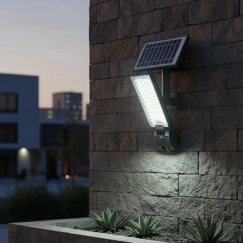 LAMPARA SOLAR LED 600W CON BRAZO Y CONTROL - 3