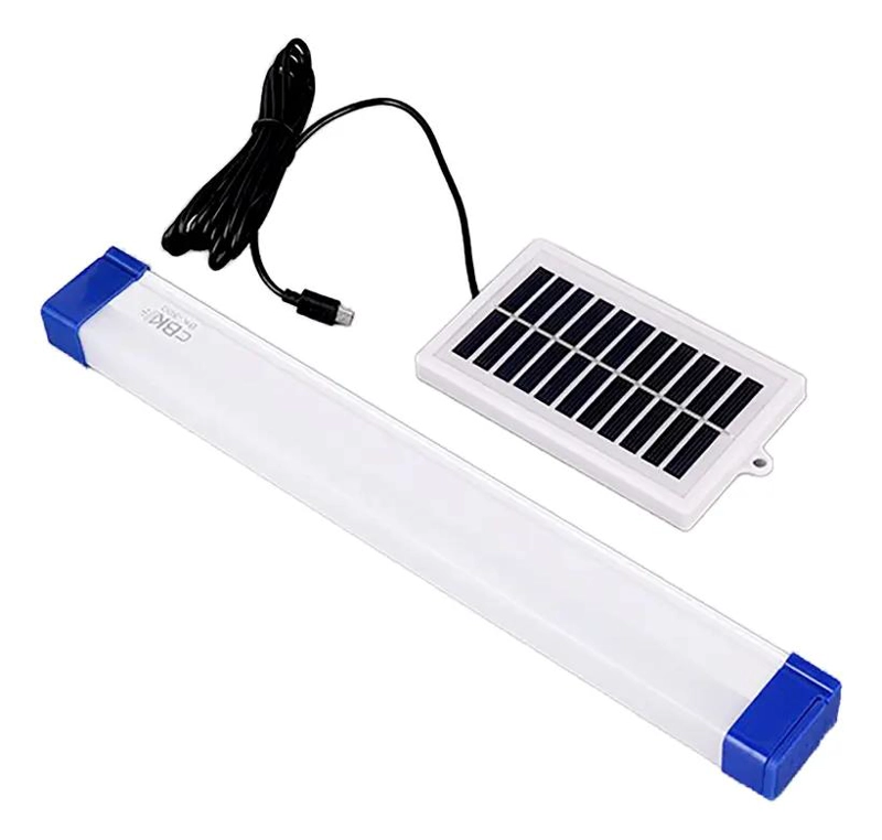 LAMPARA SOLAR PORTATIL TUBO LED 100W PARA EMERGENCIAS - 2