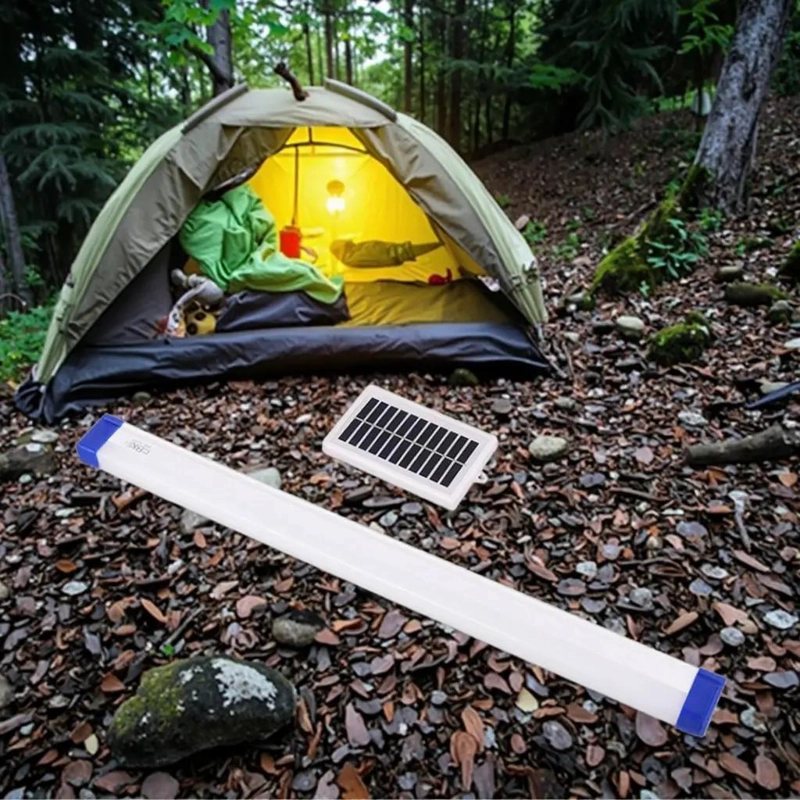 LAMPARA SOLAR PORTATIL TUBO LED 100W PARA EMERGENCIAS - 4