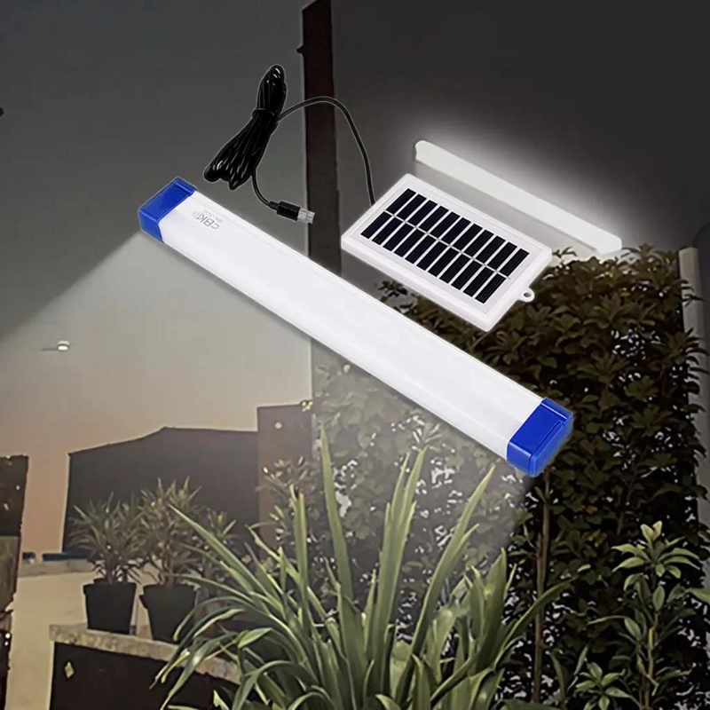 LAMPARA SOLAR PORTATIL TUBO LED 100W PARA EMERGENCIAS - 5