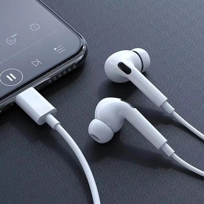 AUDIFONOS CON CONECTOR LIGHTNING PARA IPHONE - 4