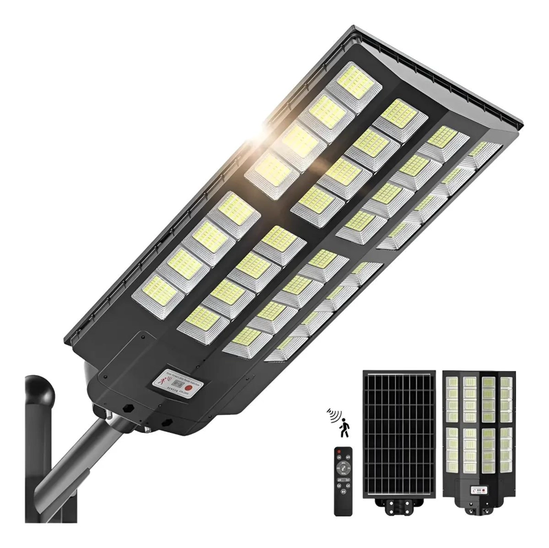 FOCO SOLAR LED GIGANTE 10000W CON CONTROL Y SOPORTE - 1