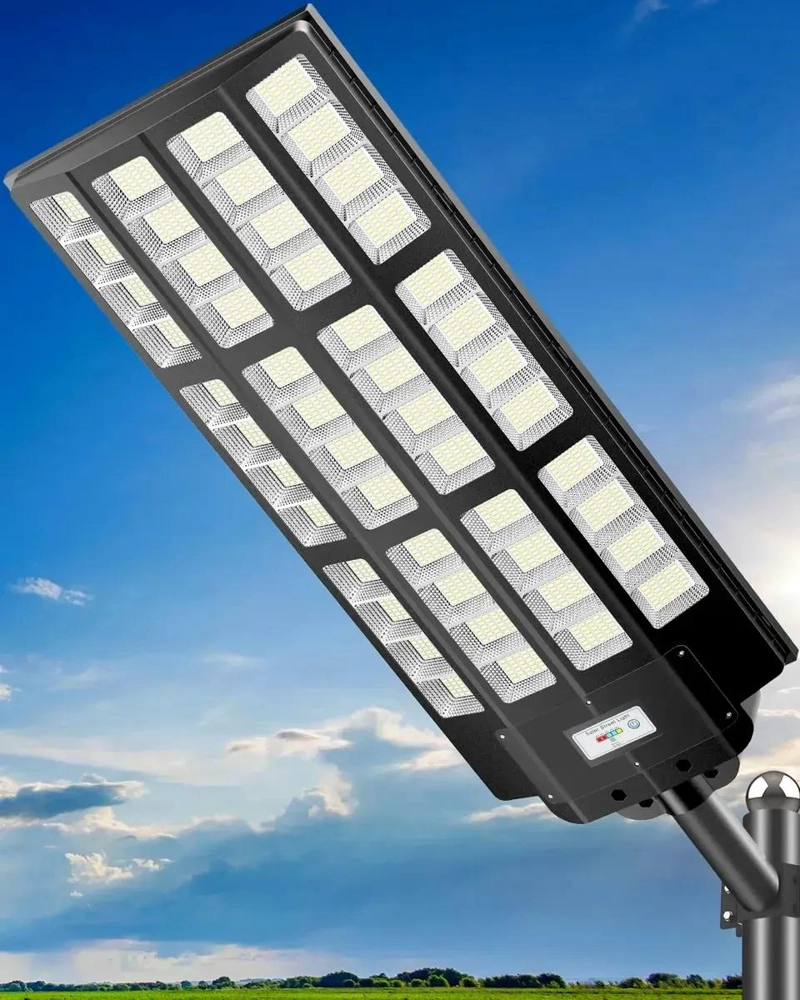 FOCO SOLAR LED GIGANTE 10000W CON CONTROL Y SOPORTE - 2