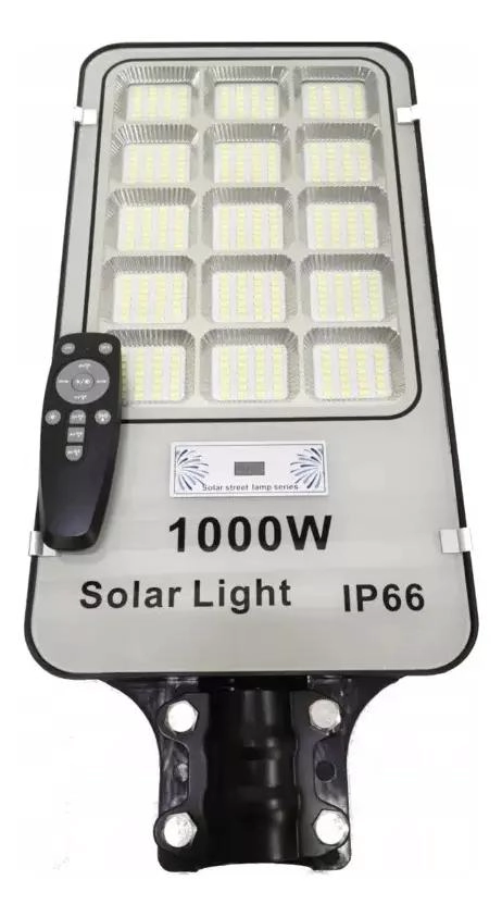 PACK 3 FOCOS SOLARES LED 1000W PARA EXTERIOR - 2