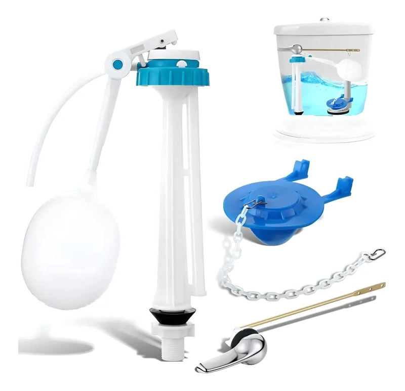 KIT REPARACION VALVULA DESCARGA DOBLE PARA TANQUES - 1