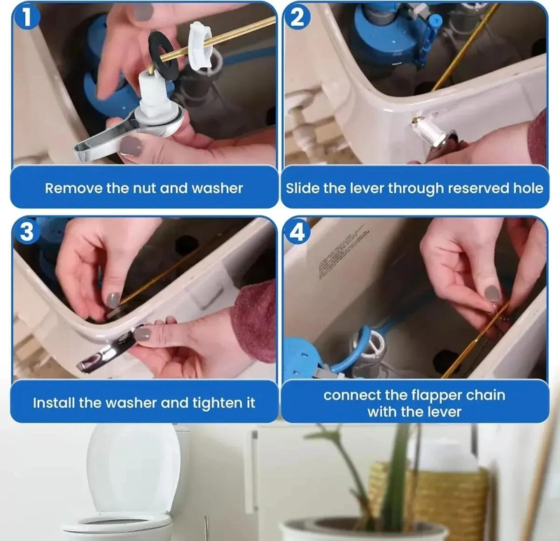 KIT REPARACION VALVULA DESCARGA DOBLE PARA TANQUES - 3