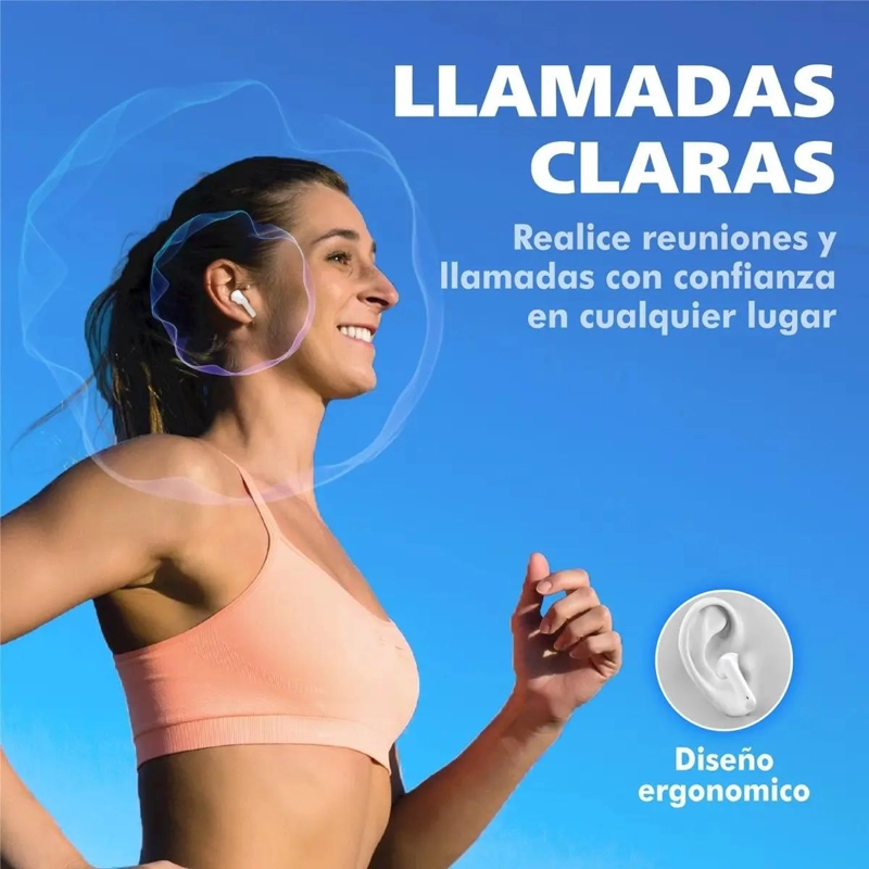 AUDIFONOS INALAMBRICOS BLUETOOTH 5.0 TIPO C CON ESTUCHE DE CARGA - 2