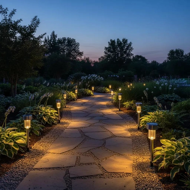 20 FOCOS SOLARES PARA JARDIN CON ESTACAS - 3
