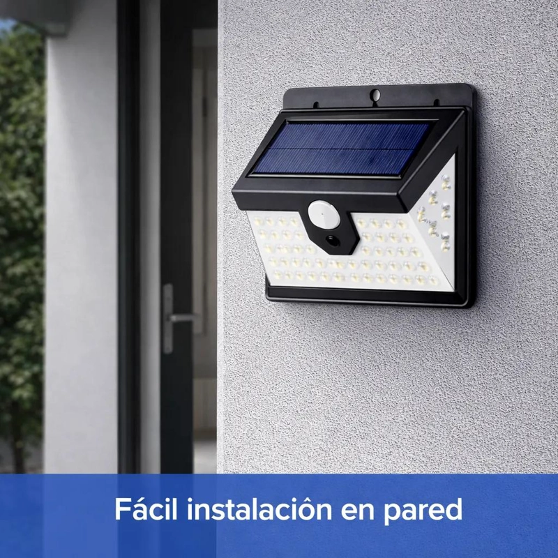 FOCO SOLAR LED CON SENSOR DE MOVIMIENTO PARA EXTERIOR X2 - 3
