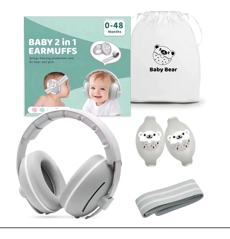 OREJERAS ANTIRUIDO AJUSTABLES PARA BEBE S MODELO A39 - 2
