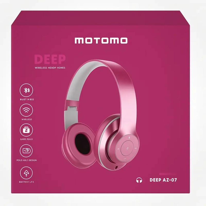 AUDIFONOS INALAMBRICOS BLUETOOTH AZ-07 CON MICROFONO - 2