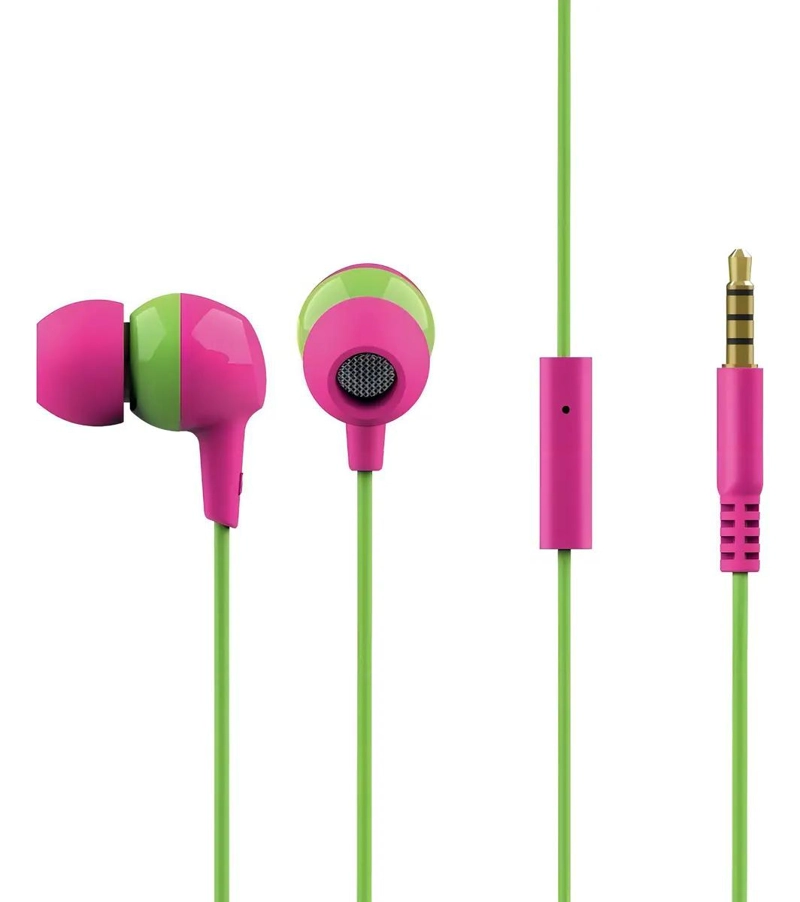 AUDIFONOS IN-EAR INFANTILES ROSADOS PARA NIÑOS - 2