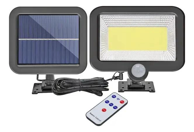 FOCO SOLAR LED EXTERIOR CON SENSOR DE MOVIMIENTO - 4