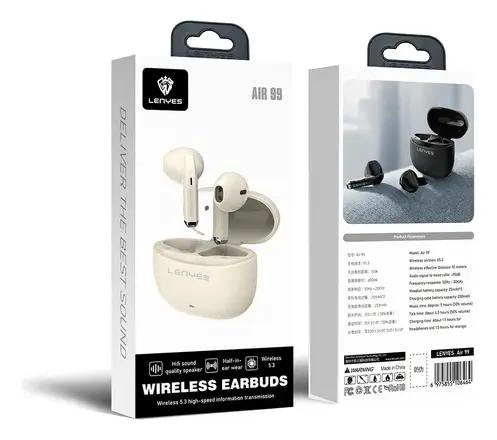 AUDIFONOS IN EAR BLUETOOTH BEIGE CON MICROFONO - 3