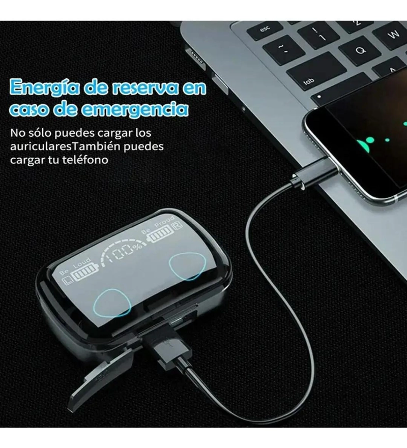 AUDIFONOS INALAMBRICOS BLUETOOTH M10 CON MICROFONO - 2
