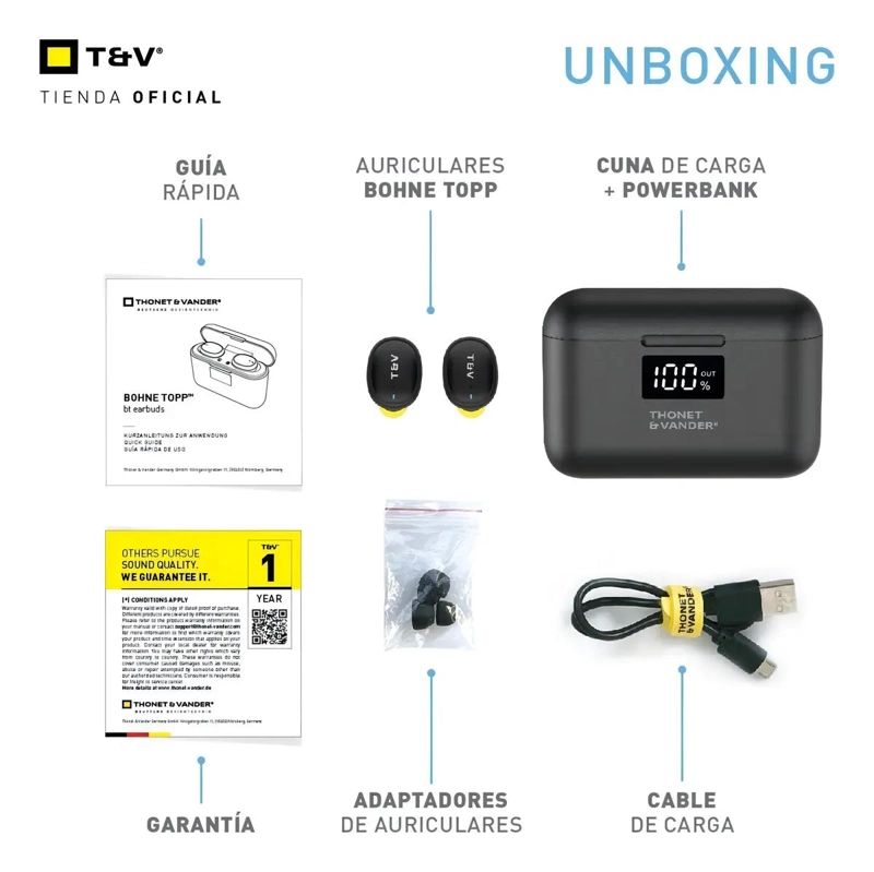AURICULARES INALAMBRICOS IN-EAR CON SONIDO ENVOLVENTE - 2