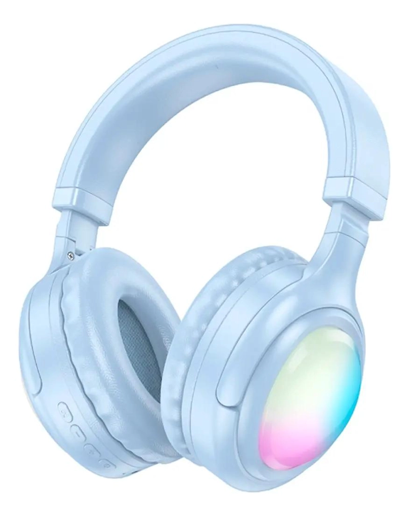 AUDIFONOS BLUETOOTH W48 CON 46 HORAS DE USO Y LED RGB - 1