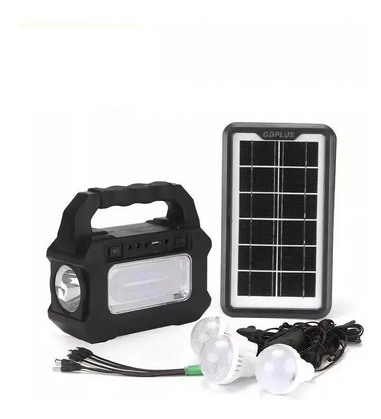 KIT SOLAR DE EMERGENCIA PARA CAMPING CON AMPOLLETAS 220V - 1