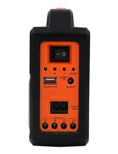 KIT DE EMERGENCIA SOLAR CON 3 AMPOLLETAS, LINTERNA Y FOCO - 3