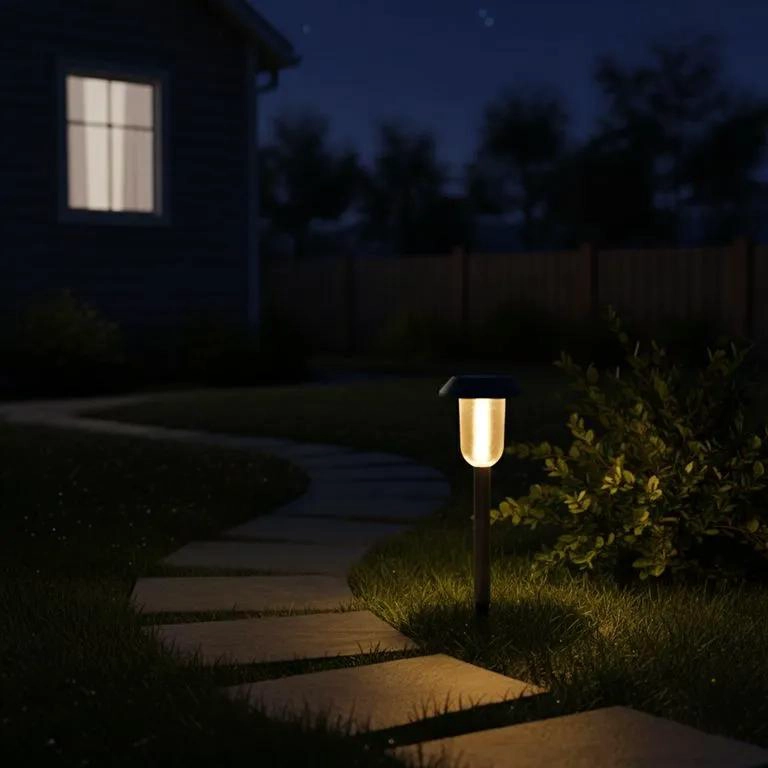 ESTACA SOLAR LED 0.5W PARA JARDIN ILUMINACION EXTERIOR - 5
