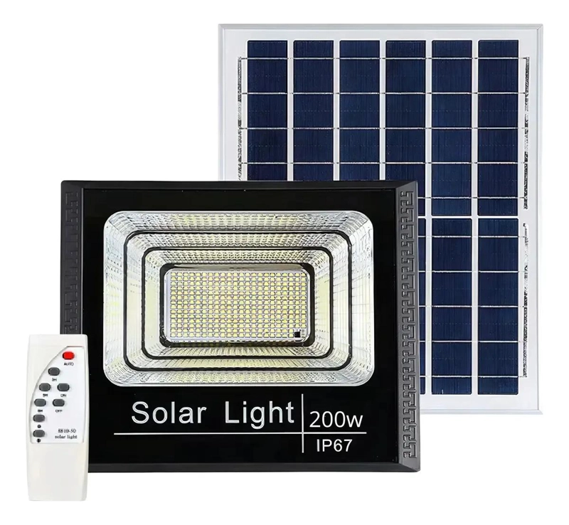 REFLECTOR SOLAR LED 200W MONTABLE IP67 LUZ FRIA - 1